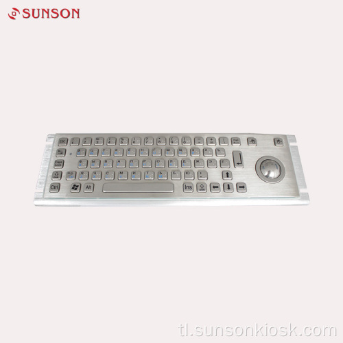 Vandal Metal Keyboard para sa Kiosk ng Impormasyon